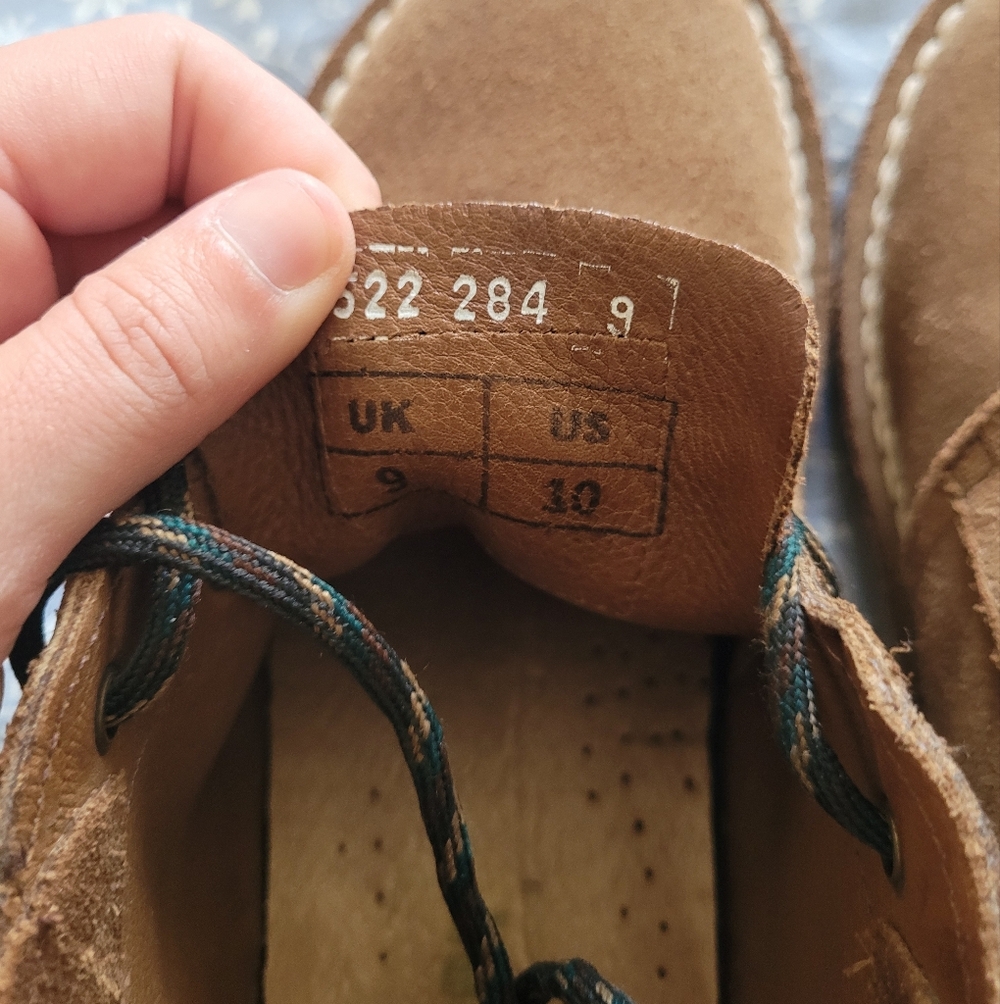 Jim Green Roughout Suede Vellie Chukka Boots, Chestnut, 10 D - Picture 4 of 6